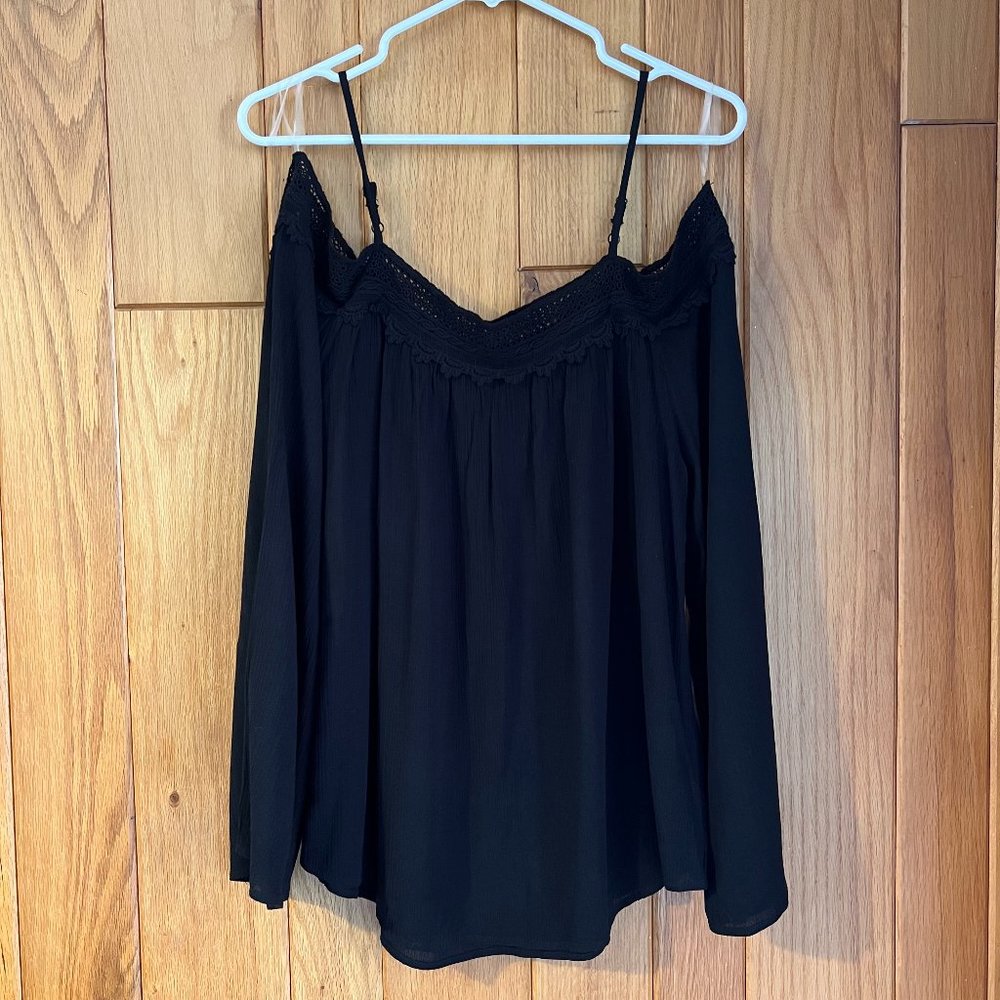 Full Tilt Off the Shoulder Peasant Top